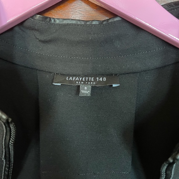 Lafayette 148 Short Sleeve Swing Jacket - Picture 2 of 6